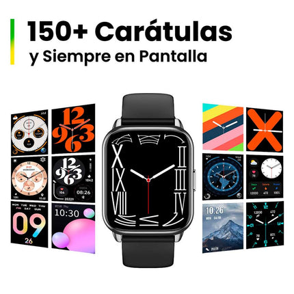 Amazfit Pop 2 with Ultra-Large 1.78 inch HD AMOLED Display, BT Calling, SpO2 Smartwatch