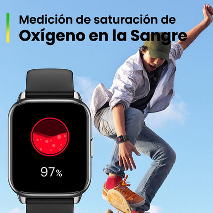 Amazfit Pop 2 with Ultra-Large 1.78 inch HD AMOLED Display, BT Calling, SpO2 Smartwatch