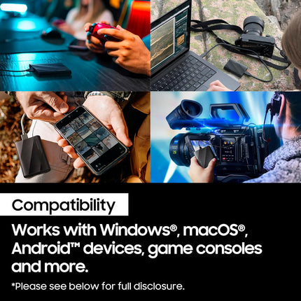 Samsung T9 Portable External SSD 2TB, USB 3.2 Gen 2x2, up to 2,000 MB/s Read Speed, Reliable Storage for Professional Creators - videographers, Graphic Designers, Artists, MU-PG2T0B/WW, Black (BRAND NEW/SEALED)