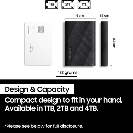 Samsung T9 Portable External SSD 2TB, USB 3.2 Gen 2x2, up to 2,000 MB/s Read Speed, Reliable Storage for Professional Creators - videographers, Graphic Designers, Artists, MU-PG2T0B/WW, Black (BRAND NEW/SEALED)