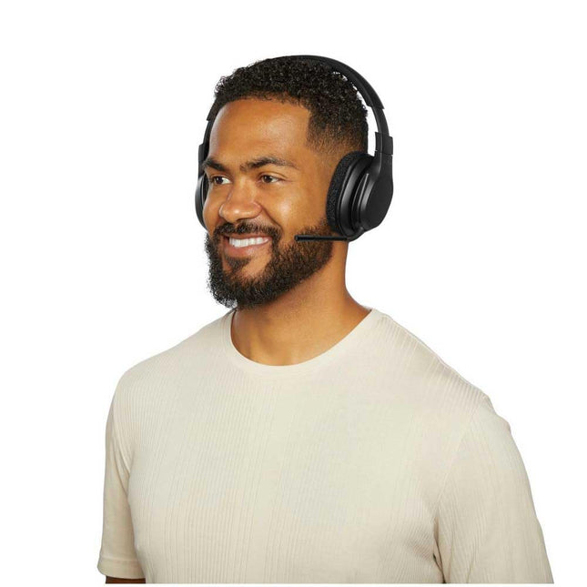 Belkin Soundform Adapt Wireless Over Ear Headset, Headphones for Work, Play, Gaming, & Travel W/Built-in Boom Microphone, 45H Battery Life - Compatible with iPhone, Ipad, Galaxy, and More - Black - Unboxify
