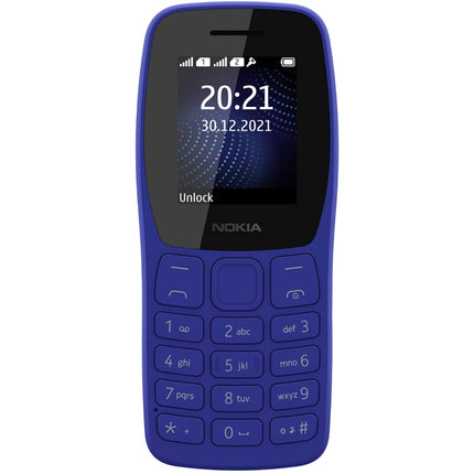 Nokia 105 Classic | Dual SIM Keypad Phone with Built-in UPI Payments, Long-Lasting Battery, Wireless FM Radio, Charger in-Box | Blue