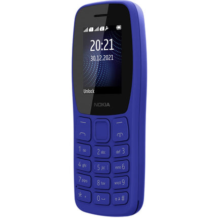 Nokia 105 Classic | Dual SIM Keypad Phone with Built-in UPI Payments, Long-Lasting Battery, Wireless FM Radio, Charger in-Box | Blue