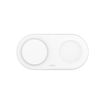 Belkin Magsafe 2-in-1 Wireless Charging Pad Qi2 15W| Additional USB-C Port | Fast Charging Station for iPhone 16, 15, & 14 Series, AirPods, and More