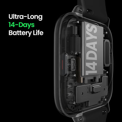 Amazfit Active Smart Watch with AI Fitness Exercise Coach, GPS, Bluetooth Calling & Music, 14 Day Battery, 1.75" AMOLED Display & Alexa-Enabled, Fitness Watch for Android & iPhone (Midnight Black)