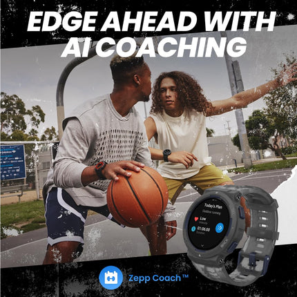 Amazfit Active Edge 46mm Smartwatch, AI Health Coach for Gym, Outdoor Activity & Exercise, Ultra Long 16 Days Battery, 10ATM Water Resistance, Stylish Rugged Design, Android/iOS, GPS (Mint Green)