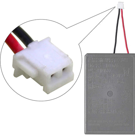 New World for PS4 Controller Battery V2 Battery for PlayStation 4 PS4 Controllers V2 Version 2 JDS/JDM 040/050/055 CUH-ZCT2 or CUH-ZCT2U Series 2nd Gen 2016 Version Small Connector 3.65V 1000mAh