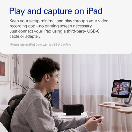 Elgato Game Capture Neo — 4K60 HDR Passthrough, 1080p60 Capture – for PS4/PS5/Xbox/Switch/iPhone – Capture to Laptop, PC, Mac, iPad