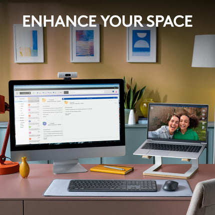 Logitech MK950 Signature Slim Wireless Keyboard and Mouse Combo, Sleek Design, Quiet Typing and Clicking, Switch Across Three Devices, Bluetooth, Multi-OS, Works with Windows and Mac