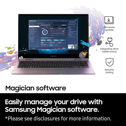 Samsung T7 Portable SSD, 4TB External Solid State Drive, Speeds Up to 1,050MB/s, USB 3.2 Gen 2, Reliable Storage for Gaming, Students, Professionals, MU-PC4T0T/WW, Gray