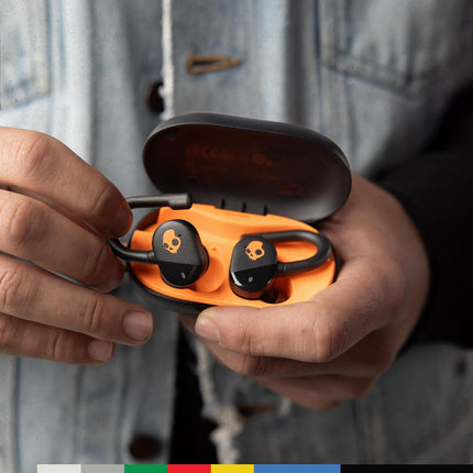 Skullcandy Push Play Active Wireless Earbuds with Mic - 34Hr Battery, Skull-iQ App, Alexa Voice Control, IP55 Sweat Water Dust Resistant, Stay-Aware Mode, Secure Fit - Unboxify