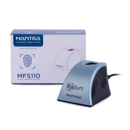 Mantra MFS 110 L1 Biometric Single Fingerprint Scanner, Aadhaar Authentication Device | Latest Updated RD Service | High Securety and Fast scanning | Reliable and Durable - Unboxify