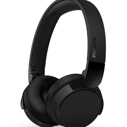 PHILIPS Audio TAH4209 Bluetooth Headphones,Lightweight and Foldable Design, 32mm Neodynamic Drivers, 55H Playtime, USB Type-C Fast Charging, Built-in Mic for Smartphone, Laptop, Tablet