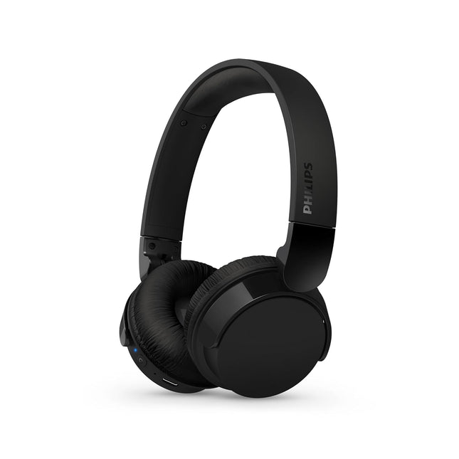 PHILIPS Audio TAH4209 Bluetooth Headphones,Lightweight and Foldable Design, 32mm Neodynamic Drivers, 55H Playtime, USB Type-C Fast Charging, Built-in Mic for Smartphone, Laptop, Tablet