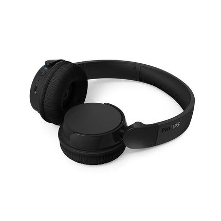 PHILIPS Audio TAH4209 Bluetooth Headphones,Lightweight and Foldable Design, 32mm Neodynamic Drivers, 55H Playtime, USB Type-C Fast Charging, Built-in Mic for Smartphone, Laptop, Tablet