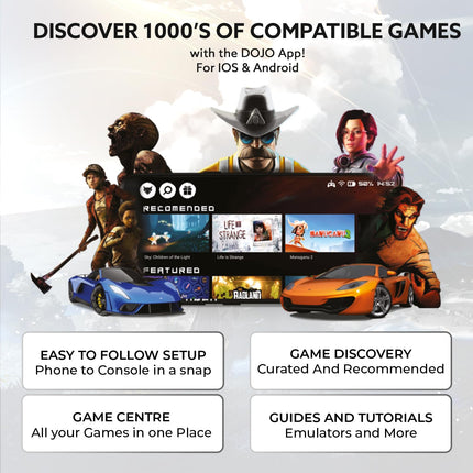 EvoFox Go Smartphone Bluetooth Gamepad for iPhones, iPads & Android | 2 Macro Back Buttons, Dual Vibration Motors, Turbo Mode, Analog Triggers, High Precision Joysticks | Android KeyMap Mode