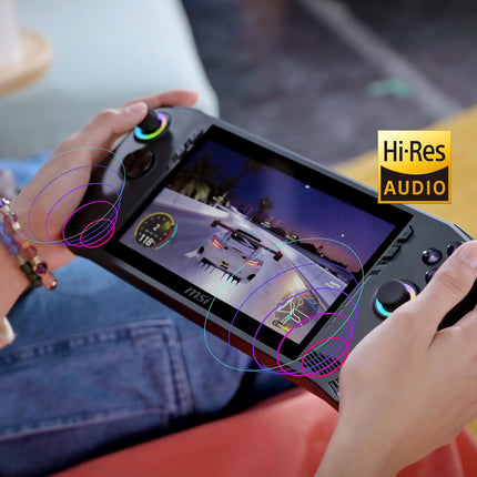 MSI Claw, Intel 1st Gen. Ultra 7 155H,Built-in AI, 18CM FHD 120Hz Handheld Gaming Console(16GB/1TB NVMe SSD/Windows 11 Home/Intel Arc/Black/675g), A1M-217IN