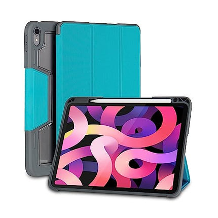 Neopack Drop Tested Defender Case with Pencil Holder for iPad Air 13", Fits: M2 and M3 Models/iPad Pro 12.9", Fits: 4th, 5th, 6th Gen. (Green) - Unboxify