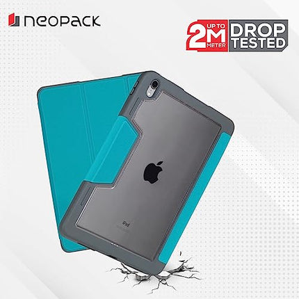 Neopack Drop Tested Defender Case with Pencil Holder for iPad Air 13", Fits: M2 and M3 Models/iPad Pro 12.9", Fits: 4th, 5th, 6th Gen. (Green) - Unboxify