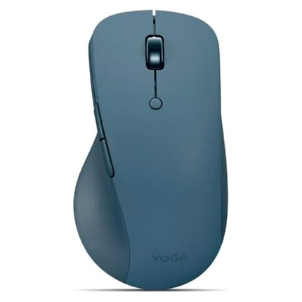 Lenovo Yoga Pro Mouse | Custom-programmable Buttons, Dual Device Connectivity, Dynamic Scroll Wheel, Righthanded Efficiency, Blue Optical Sensor Technology, USB-C, BT 5.0 | 3Yr Warranty, Tidal Teal - Unboxify