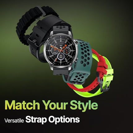 CULT Sprint Running smartwatch with Built-in Turbo Track GPS, Multi-GNSS, GLONASS, Galileo & Beidou, 1.43” AMOLED Display, Compass, Strava, Health Tracking, Bluetooth Calling - Unboxify