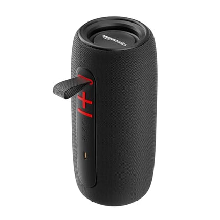 Amazon Basics Bluetooth 20W Speaker, with TWS Function, Powerful Bass, BT 5.3, MicroSD Card Slot, RGB Lights, AUX Input, USB Support, and in-Built Noise Cancelling Mic (Black) - Unboxify