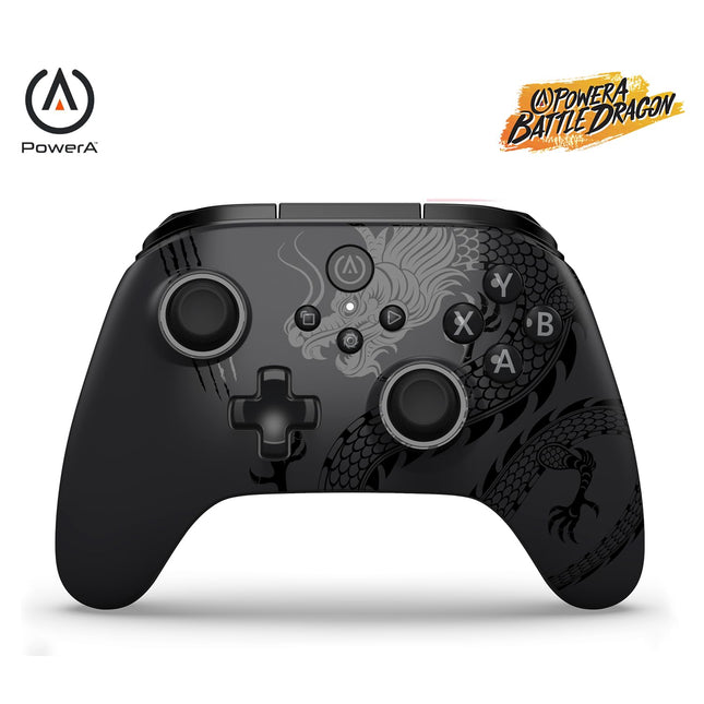 PowerA Battle Dragon™ Advanced Wireless Controller for PC & Cloud Gaming: Magnetic Hall Effect, Asymmetric Rumble Motors, 30h Playtime (Not for iOS)
