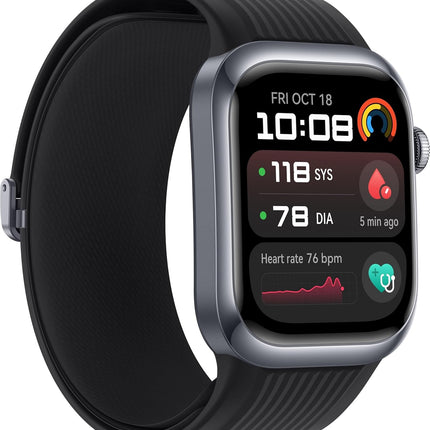 HUAWEI WATCH D2, Smartwatch 1.82" AMOLED, Ambulatory Blood Pressure Monitoring, ECG, Sleep Breathing Awareness, SpO2, Light and Slim Design, Health Community, Smart Lifestyle, Bluetooth Calling, Black - Unboxify