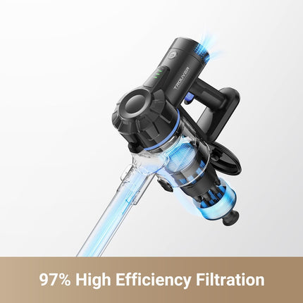 DREAME J10 Cordless Stick Vacuum Cleaner, 8K Pa Powerful Suction, 4x2200 mAh Battery, 35 Minutes Running Time, Folding Tube for Corner Cleaning, 0.5 Litre