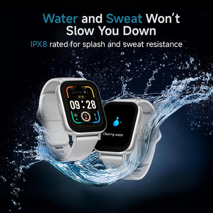 Redmi Watch 5 Active, 2" Display, Metal Body, 18 Day Battery, Bluetooth Calling, Advanced AI Noise Cancellation, Alexa, Matte Silver (M2351W1) - Unboxify