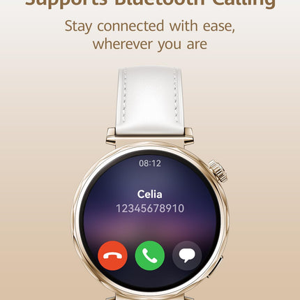 HUAWEI Watch GT 5 41mm Smartwatch, Up to 7 Days Battery Life, iOS & Android Compatible,Built in Maps, Pro-Level Sports Call&Message Reply, Free FreeBuds 5I (White)