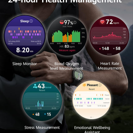 HUAWEI Watch GT 5 41mm Smartwatch, Up to 7 Days Battery Life, iOS & Android Compatible,Built in Maps, Pro-Level Sports Call&Message Reply, Free FreeBuds 5I (White)