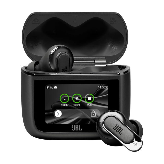 JBL Award Wining Tour Pro 3 Earbuds with ANC 2.0, Hi-Res LDAC Audio,Dual Drivers with Spatial 360 Sound, 6 Mics - Perfect Calls with Crystal AI,Smart Charging Case, BT 5.3 Auracast, Low Latency, Black