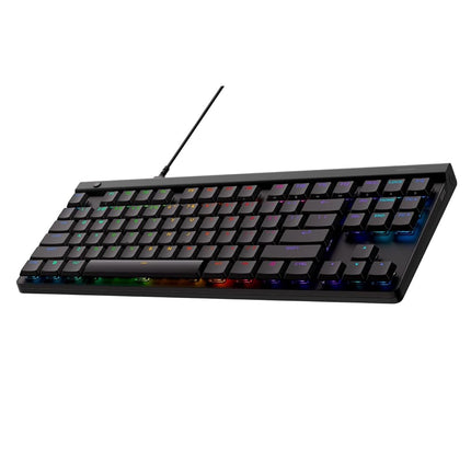 Logitech G515 TKL Wired Low Profile Gaming Keyboard, Fully Customisable RGB, Double-Shot PBT Keycaps, Tactile/Brown Switches