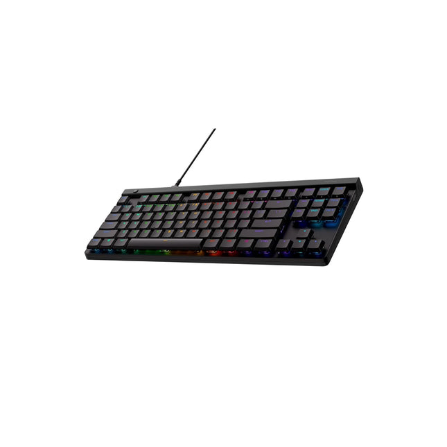Logitech G515 TKL Wired Low Profile Gaming Keyboard, Fully Customisable RGB, Double-Shot PBT Keycaps, Tactile/Brown Switches