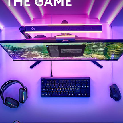 Logitech G515 TKL Wired Low Profile Gaming Keyboard, Fully Customisable RGB, Double-Shot PBT Keycaps, Tactile/Brown Switches