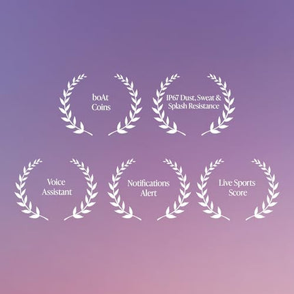 Boat Enigma Daze Women's Luxury Smart Watch w/ 1.3”(3.3cm) Luminous Display, Emergency SOS Live Location Sharing, Functional Crown, Watch Face Studio, QR Tray, BT Calling, HR & SpO2 - Unboxify