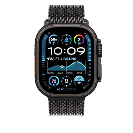 Apple Watch Band - Milanese Loop - 49mm - Black - Small - Unboxify