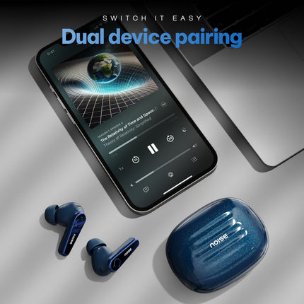 Noise Buds X Ultra in Ear Truly Wireless Earbuds with Hybrid ANC (Up to 45Db), LHDC, 11Mm Driver, 50H of Playtime, 6-Mic ENC, Dual Pairing,in Ear Detection, BT V5.3