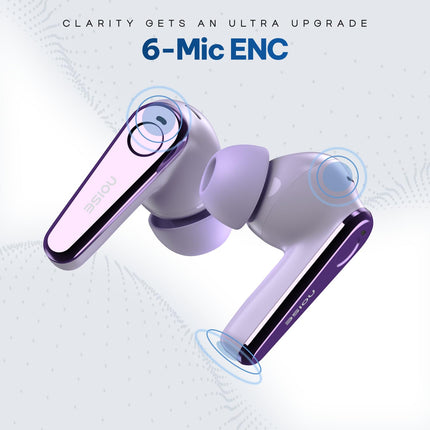 Noise Buds X Ultra in Ear Truly Wireless Earbuds with Hybrid ANC (Up to 45Db), LHDC, 11Mm Driver, 50H of Playtime, 6-Mic ENC, Dual Pairing,in Ear Detection, BT V5.3