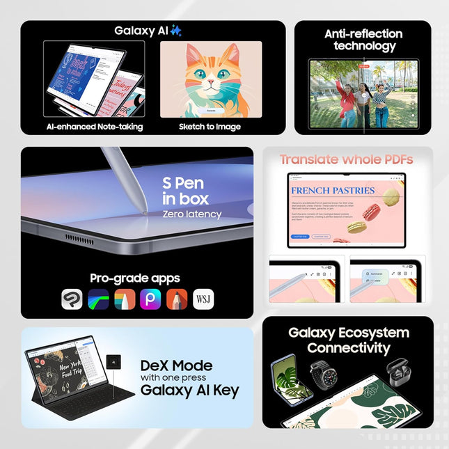 Samsung Galaxy Tab S10 Ultra [Smartchoice], S Pen in-Box, 36.99 cm (14.6 inch) Dynamic AMOLED 2X Display, 12 GB RAM, 256 GB Storage, Wi-Fi Tablet, Moonstone Gray