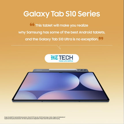 Samsung Galaxy Tab S10 Ultra [Smartchoice], S Pen in-Box, 36.99 cm (14.6 inch) Dynamic AMOLED 2X Display, 12 GB RAM, 256 GB Storage, Wi-Fi Tablet, Moonstone Gray
