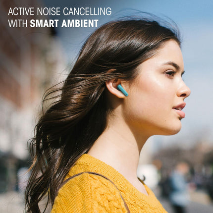 JBL Wave Flex 2 in-Ear Wireless Earbuds (TWS) with Mic,4 mics for Crisp & Clear Calls,40 Hours Battery,Ip54 Water&Dust Resistance,Multi-Point Connection (Black)