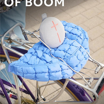 Ultimate Ears MINIROLL Ultra-Portable Waterproof Bluetooth Speaker, Big Bass, IP67 Dustproof, 40 m (131 ft) Range - Revive Grey