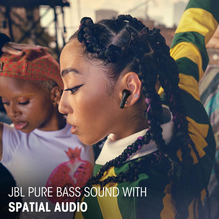 JBL New Launch Tune Flex 2 TWS, ANC Earbuds, 48Hr Playtime,Dual Connect, Ambient Aware, Relax Mode, Customized EQ with Headphones App, 6 Mics for Clear Calls, Spatial Sound, Personi-Fi 3.0 (Black)