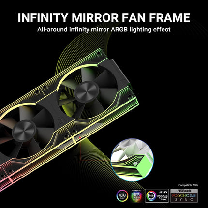 Ant Esports QuartzFlow 3-In-1 120mm ARGB Stackable Case Fan Kit with Forward/Reverse Switch and Wire Free Daisy Chain - Black - Unboxify