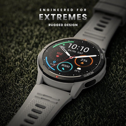Noise Endeavour 2 Rugged Smart Watch – 1.46″ AMOLED Display, Built-in GPS, ABC Sensors, Up to 7-Day Battery, 5ATM Water Resistance, AI, Strava Integration, for iOS & Android (Jet Black) - Unboxify