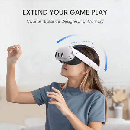 New World Comfort Elite Head Strap for Meta Quest 3/Quest 3S,Adjustable Elite Pressure-free Headstrap Replacement,VR Headset Accessories, (No VR Headset Machine Included)