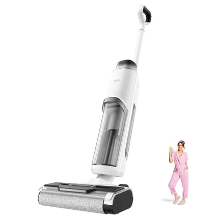 Dreame K10 Pro Wet Dry Vacuum Cleaner, Light Weight Cordless Vacuum Cleaner with 15Kpa Suction Power, Enhanced Edge Cleaning, Smart Dirt Detection for Hard Floors