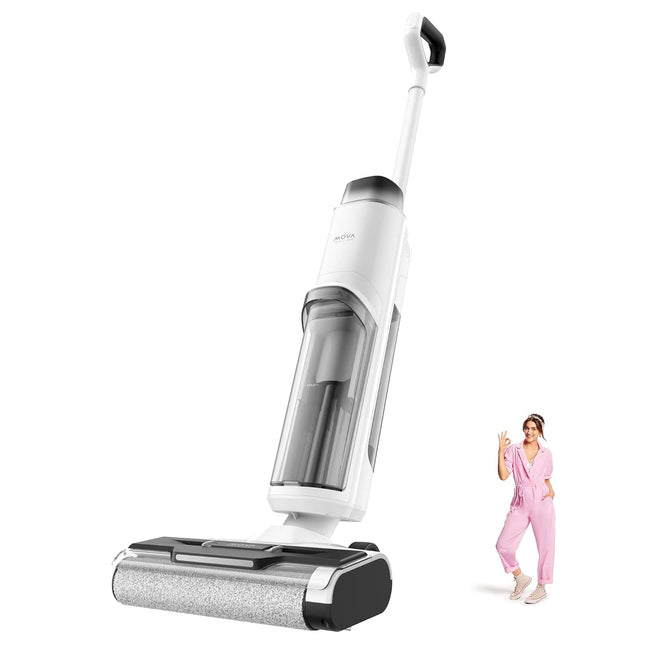 Dreame K10 Pro Wet Dry Vacuum Cleaner, Light Weight Cordless Vacuum Cleaner with 15Kpa Suction Power, Enhanced Edge Cleaning, Smart Dirt Detection for Hard Floors